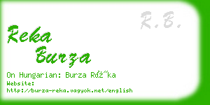 reka burza business card